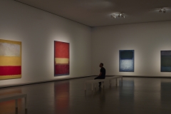 Vue d'installation de l'exposition "Mark Rothko"