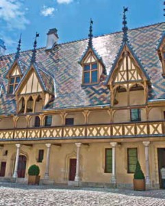 The famous hospice at Beaune, France