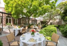 BRUSSELS TRAVEL Luxury Stanhope Hotel garden
