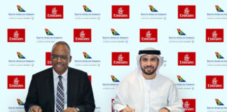 New collaboration between Emirates and South African Airways