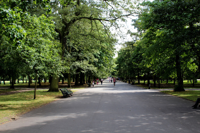 The Broad Walk in Regent’s Park, London