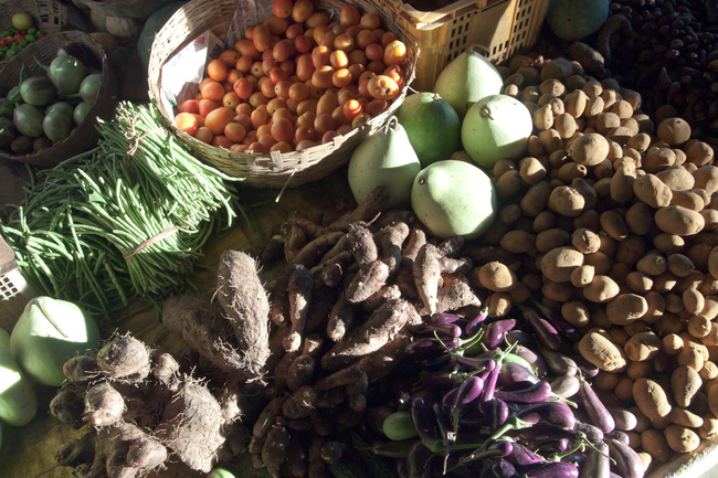 Vegetables at a market on Havelock Island, India. © Vyacheslav Argenberg