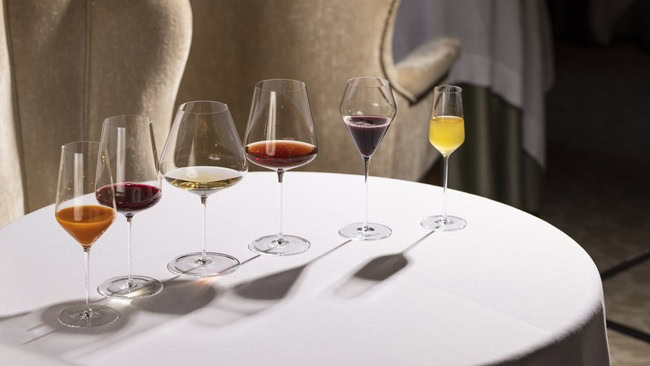 The non-alcoholic drinks pairing at Shaun Rankin at Grantley Hall, featured in the MICHELIN Guide’s 2026 coverage. © Tom Sykes; source: MICHELIN Guide.