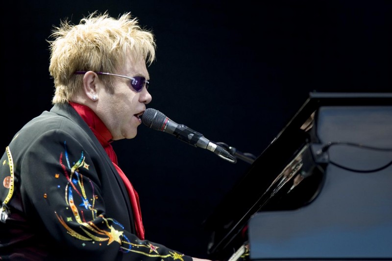 Elton John and Ray Cooper