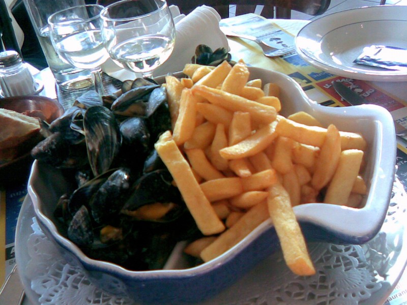 Mussels and chips for all on 21 July
